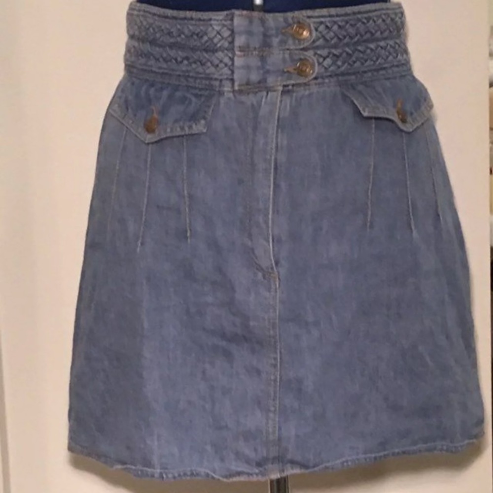 Free People Bundle Denim Skirt
